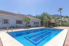 Swimming Pool at Villa Amandos near Alhaurin El Grande in Malaga